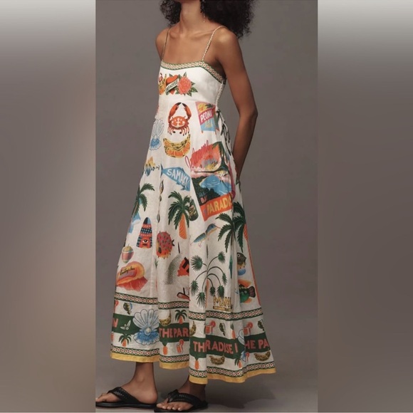 Alemais Dresses & Skirts - Alemais Linen Midi Dress